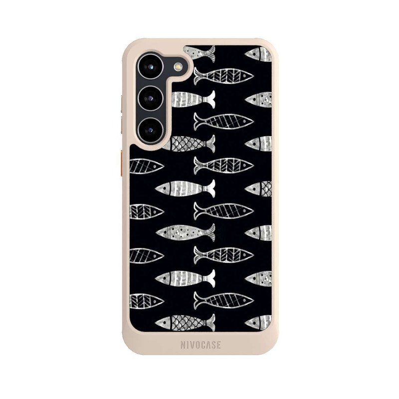 Galaxy S23 + NIVOcore Black Fishy Theme