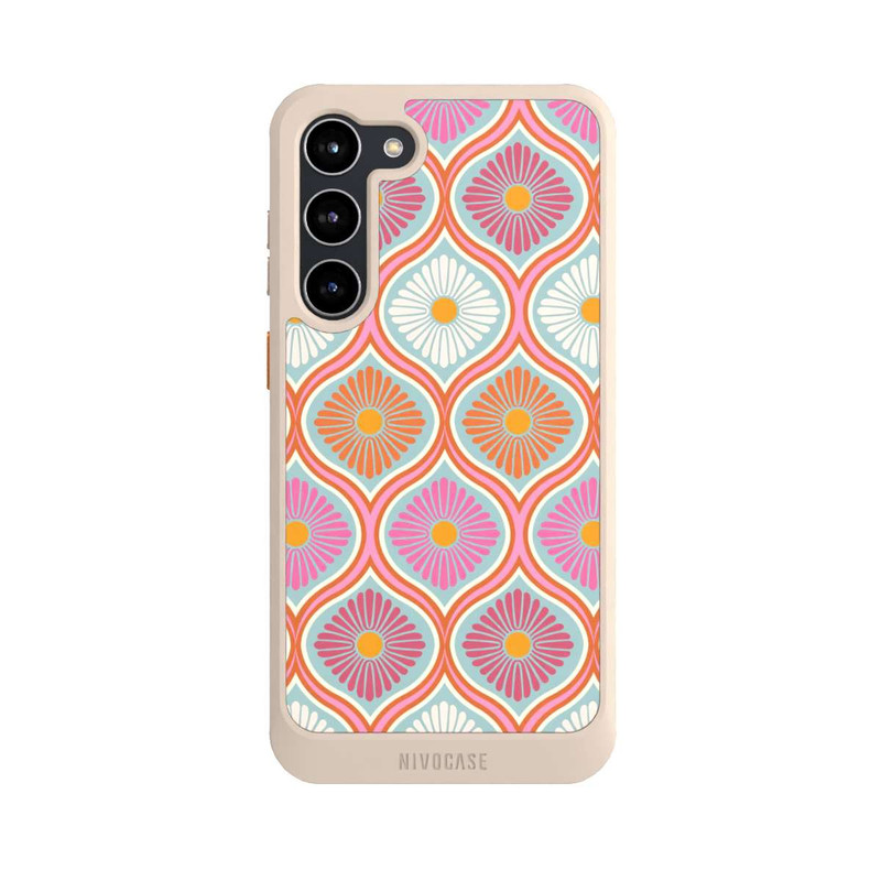 Galaxy S23 + NIVOcore Groovy 70s Retro Mod Flower Power