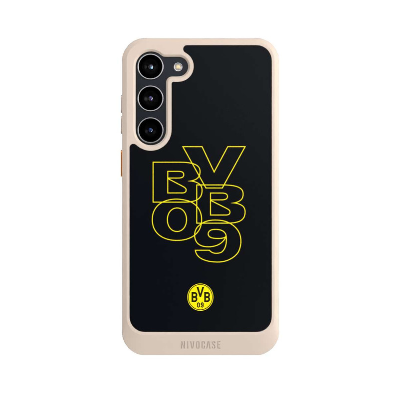 Galaxy S23 + NIVOcore BVB09 Gelb Schwarz