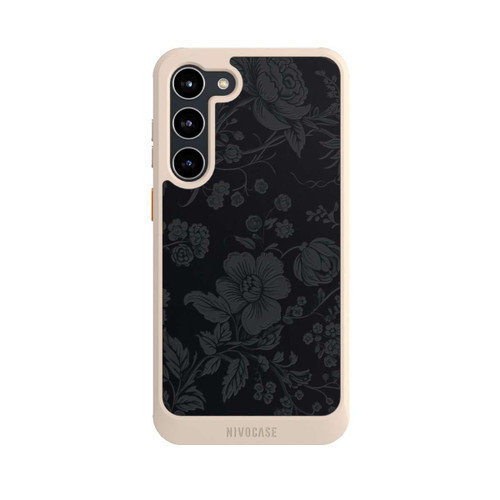 Samsung Galaxy S23+ NIVOcore Dunkle Blumen Vintageoptik