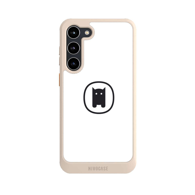 Galaxy S23 + NIVOcore Nivocase Logo Weiss