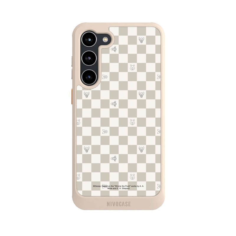 Galaxy S23 + NIVOcore Winnie Puuh Kariert Beige