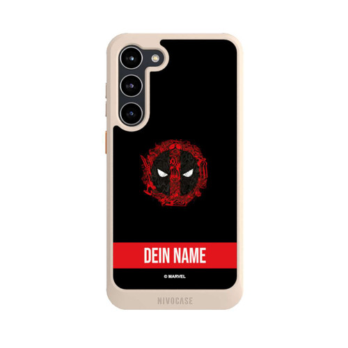 Samsung Galaxy S23+ NIVOcore Deadpool Logo Personalisierbar