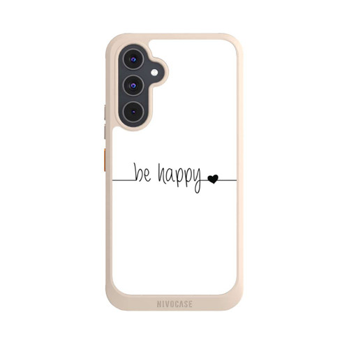 Samsung Galaxy A54 5G NIVOcore Be Happy Weisser Hintergrund