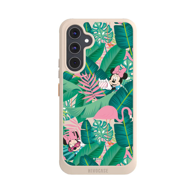 Galaxy A54 5G NIVOcore Minnie Summer Palmblätter ohne Hintergrund