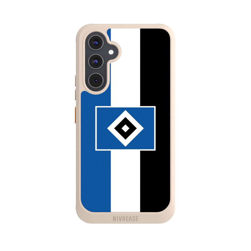 Galaxy A54 5G NIVOcore HSV Streifen - Blau-Weiß-Schwarz