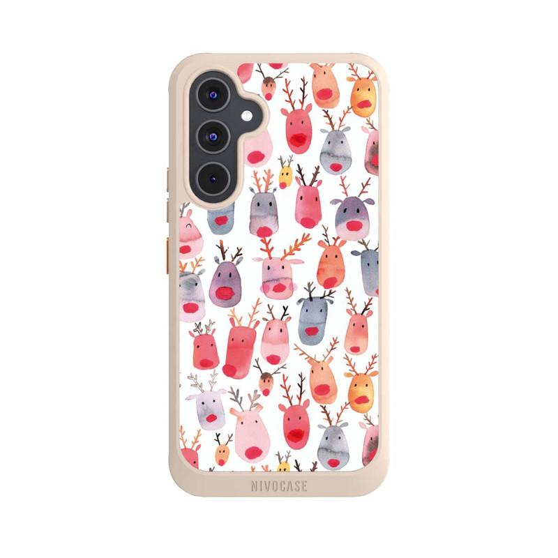 Galaxy A54 5G NIVOcore  Niedliches Rentieraquarell