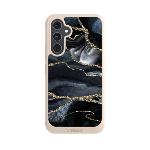 Samsung Galaxy A54 5G NIVOcore Dark Marble Gold Glitter Look