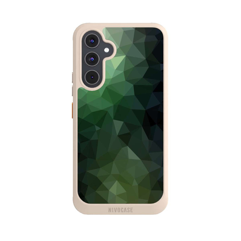 Galaxy A54 5G NIVOcore Polygonal Mosaic Green