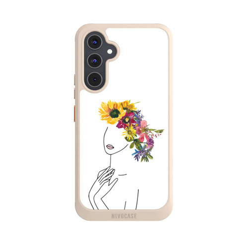 Samsung Galaxy A54 5G NIVOcore Line Art Woman flowercrown