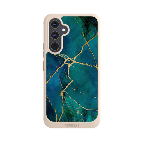Samsung Galaxy A54 5G NIVOcore Mineral glamour blue gold look