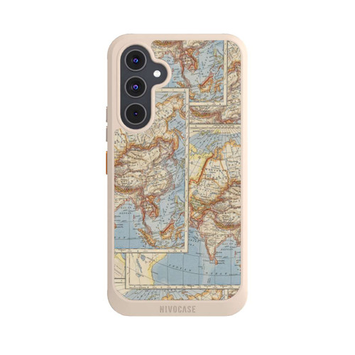 Samsung Galaxy A54 5G NIVOcore World Map Vintage
