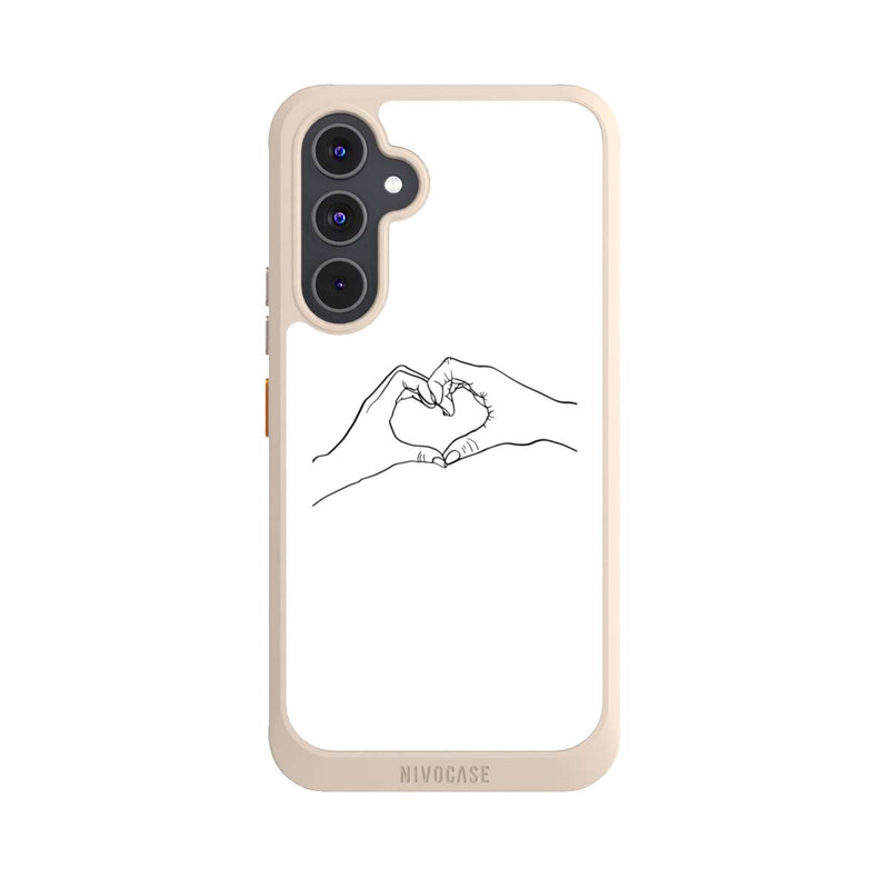 Galaxy A54 5G NIVOcore Love Hands Line Art