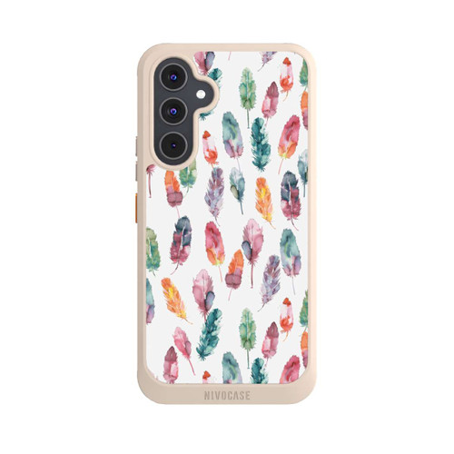 Samsung Galaxy A54 5G NIVOcore Boho Watercolor Feathers