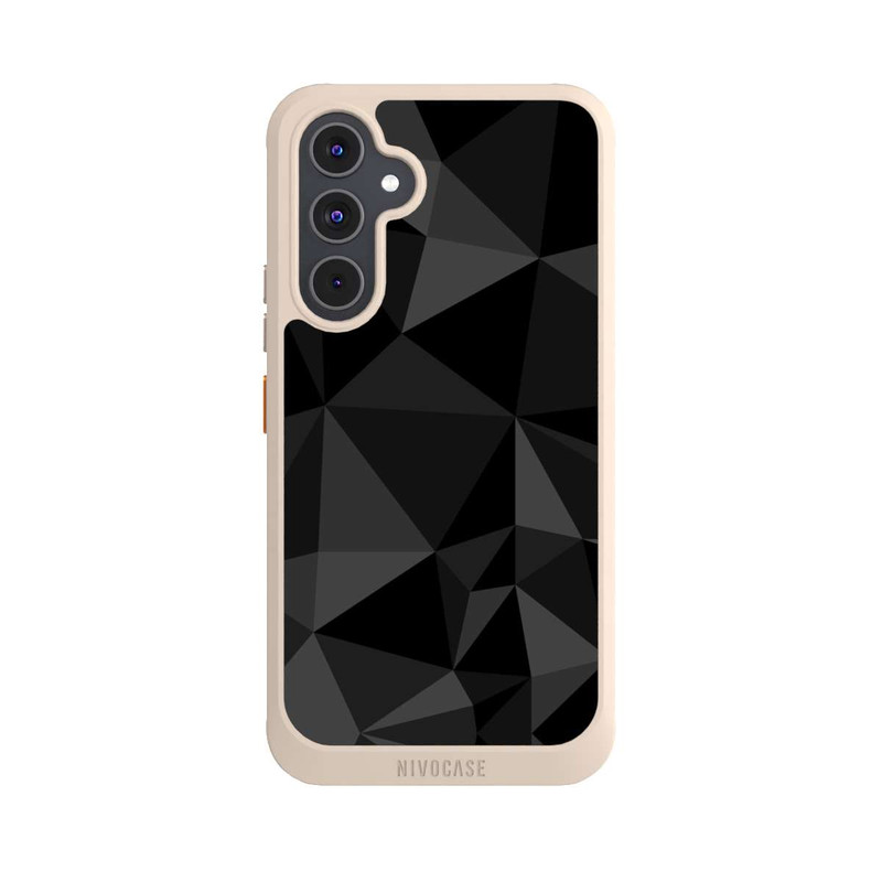 Galaxy A54 5G NIVOcore Polygon Pattern Black