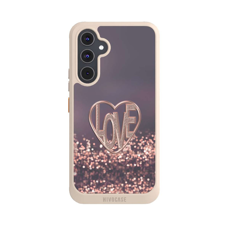 Galaxy A54 5G NIVOcore Love Glitter Pink
