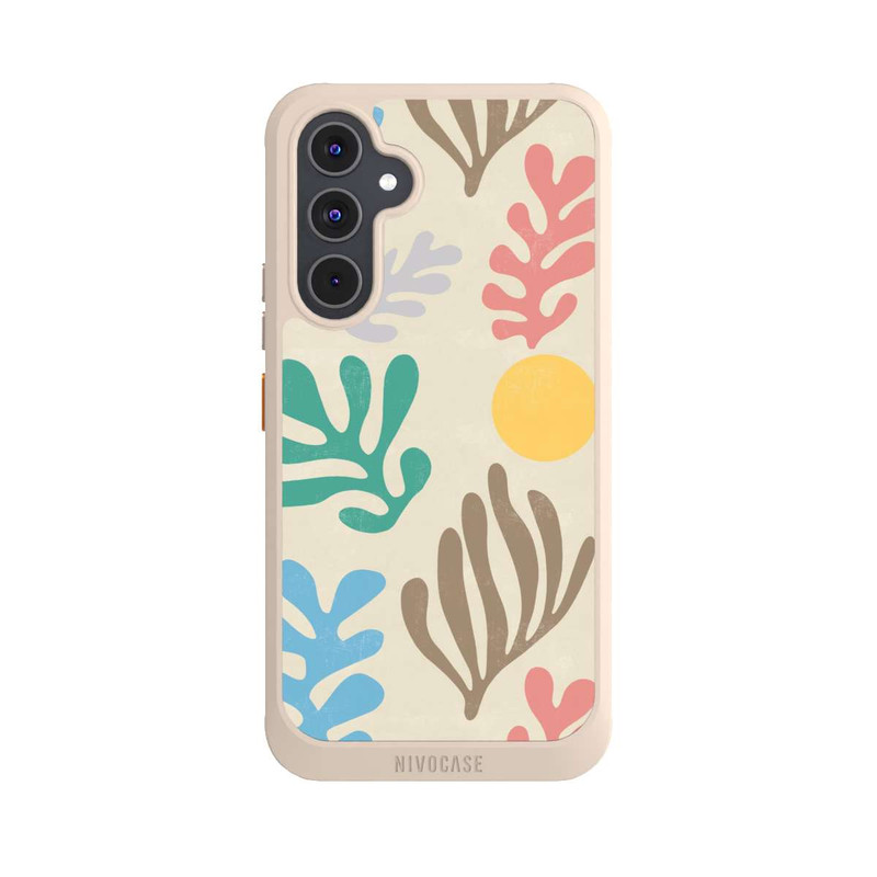 Galaxy A54 5G NIVOcore Blätter im modernen Matisse-Stil