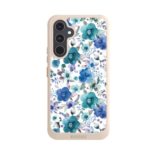 Samsung Galaxy A54 5G NIVOcore Winterblumensträuße Blau