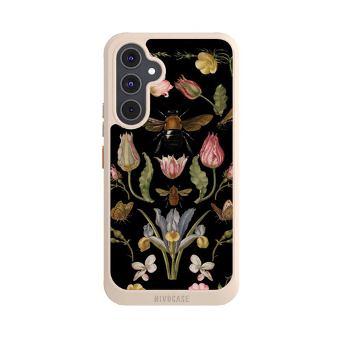 Samsung Galaxy A54 5G NIVOcore Wildblumen und Biene Schwarz