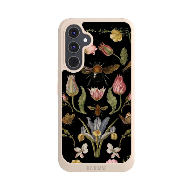 Galaxy A54 5G NIVOcore Wildblumen und Biene Schwarz