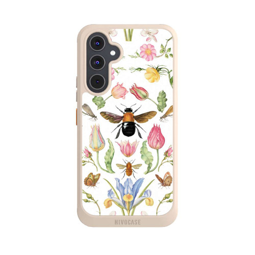 Samsung Galaxy A54 5G NIVOcore Wildblumen mit Biene weiß