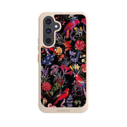 Samsung Galaxy A54 5G NIVOcore Dark Flowers and Parrots