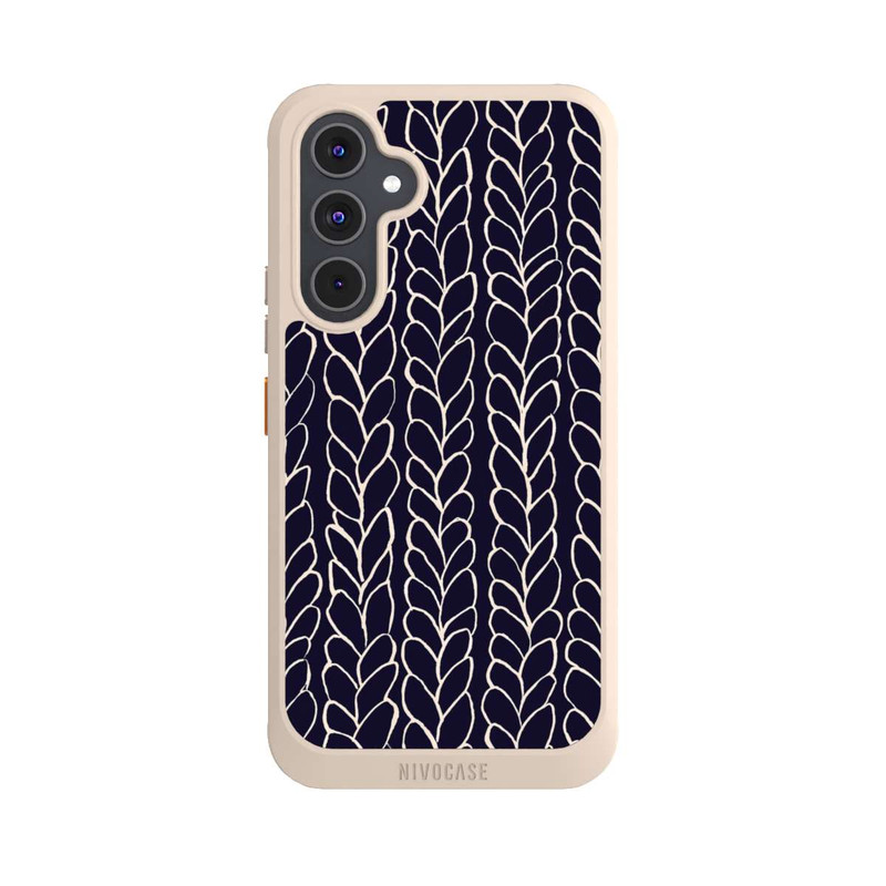 Galaxy A54 5G NIVOcore Wool Braids Drawings Navy