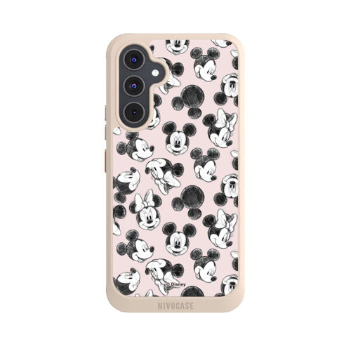 Samsung Galaxy A54 5G NIVOcore Minnie &amp; Mickey Many Faces Pink
