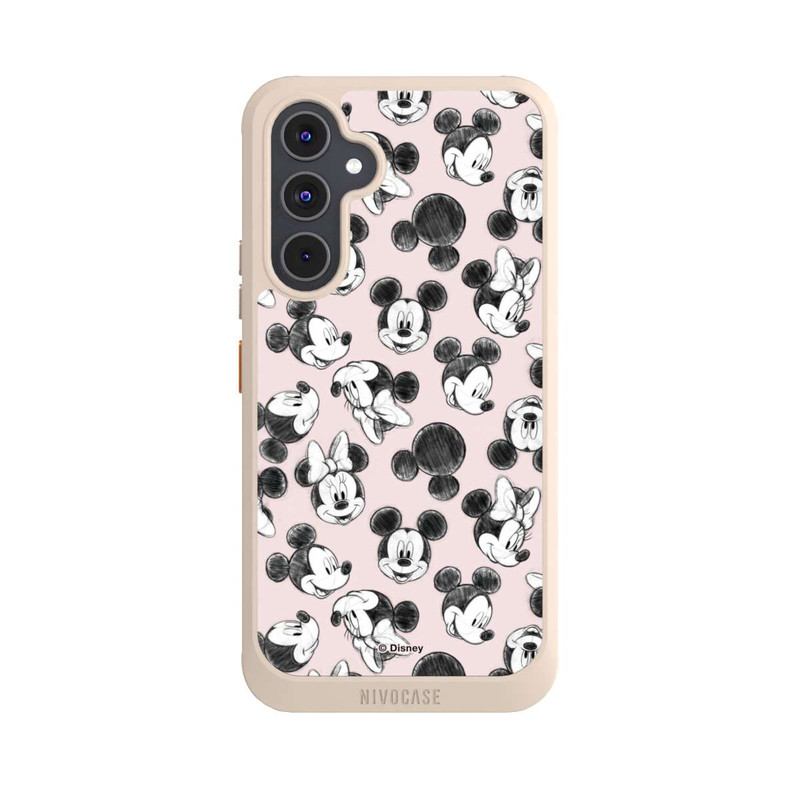 Galaxy A54 5G NIVOcore Minnie & Mickey Many Faces Pink