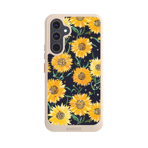 Samsung Galaxy A54 5G NIVOcore Sunflowers Black