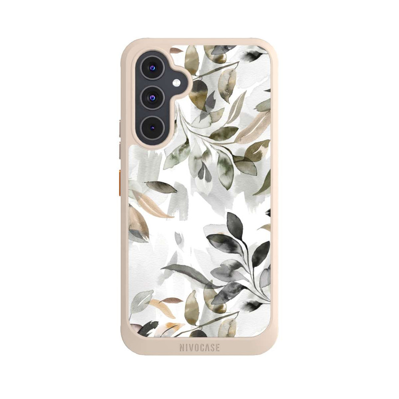 Galaxy A54 5G NIVOcore Aquarellblätter neutral