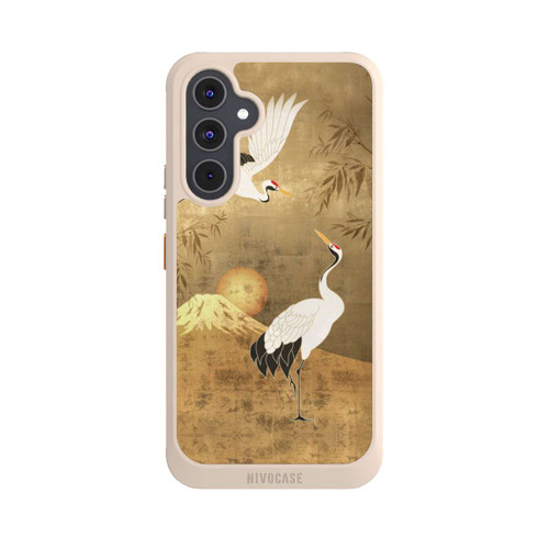 Samsung Galaxy A54 5G NIVOcore Cranes Gold Japan 1