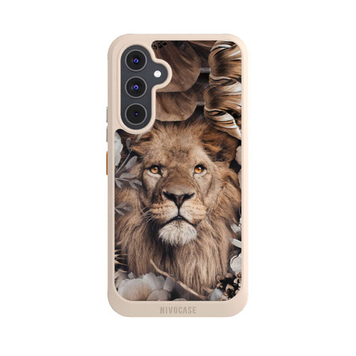 Samsung Galaxy A54 5G NIVOcore Lion Flower Frame beige