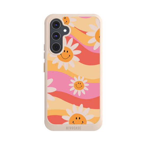 Samsung Galaxy A54 5G NIVOcore Retro Smiles Orange Colorful