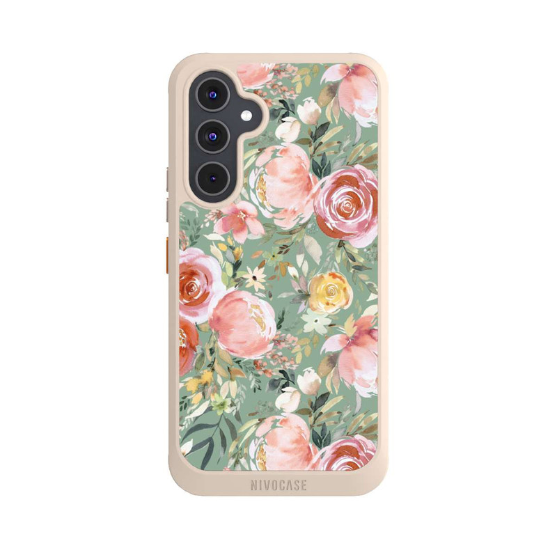 Galaxy A54 5G NIVOcore Pastellfarbener Pfingstrosenstrauß