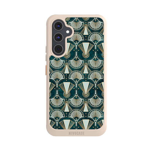 Samsung Galaxy A54 5G NIVOcore Art Deco Green Pattern