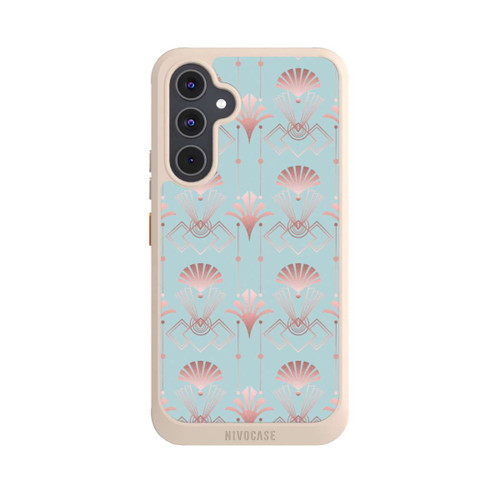 Samsung Galaxy A54 5G NIVOcore Art Deco Rose Gold Elegance Blue