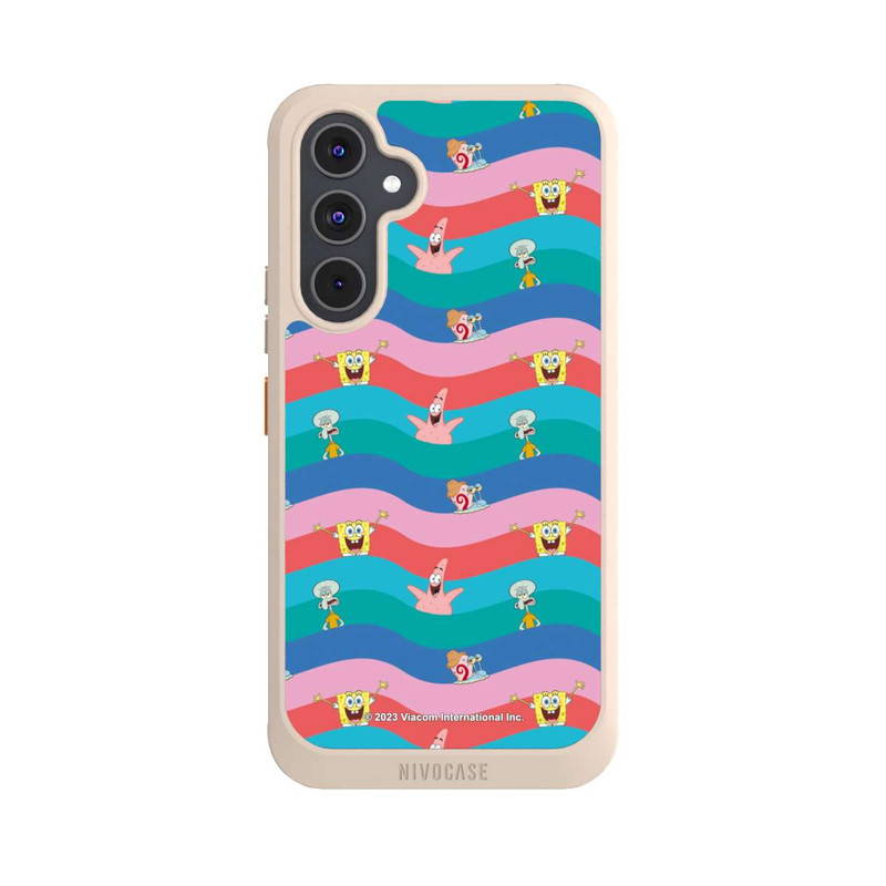 Galaxy A54 5G NIVOcore Spongebob Friends Colorful Waves