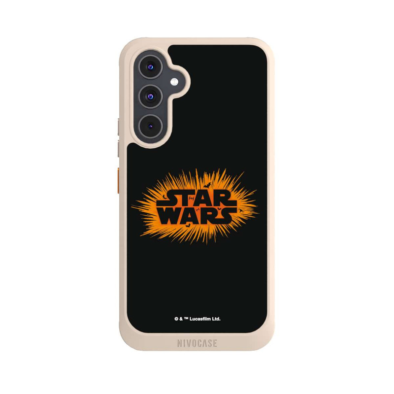 Galaxy A54 5G NIVOcore Star Wars Logo Orange Halloween Explosion