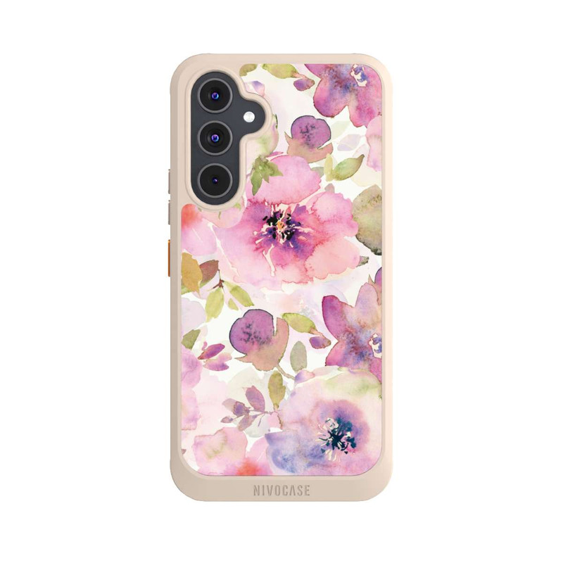 Galaxy A54 5G NIVOcore Tapete mit rosa Blumen