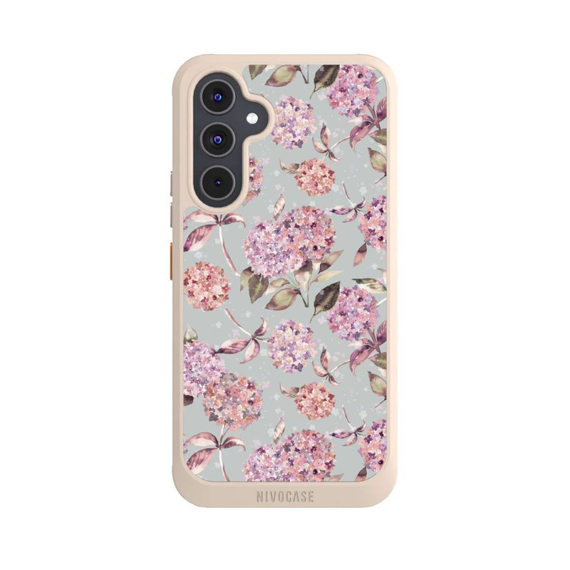 Galaxy A54 5G NIVOcore Pastel Magic Hydrangea Floral Watercolor Pink
