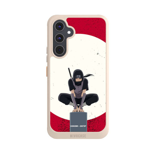 Samsung Galaxy A54 5G NIVOcore Itachi Uchiha symbol red background