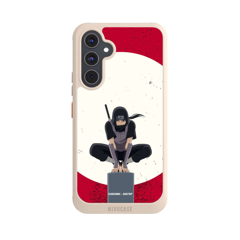 Galaxy A54 5G NIVOcore Itachi Uchiha symbol red background