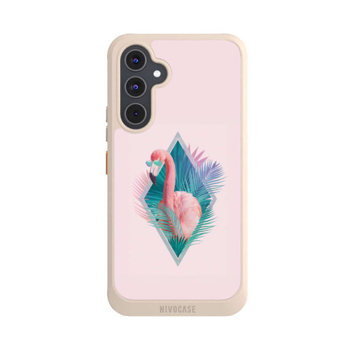 Samsung Galaxy A54 5G NIVOcore Tropical Leaves Flamingo