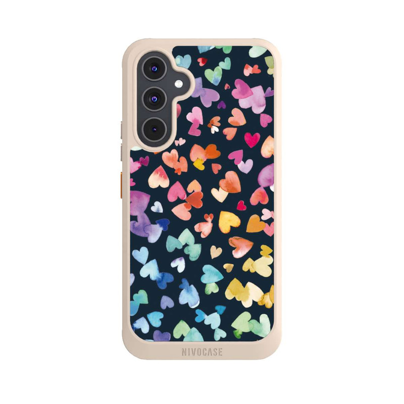 Galaxy A54 5G NIVOcore Valentines Hearts Black