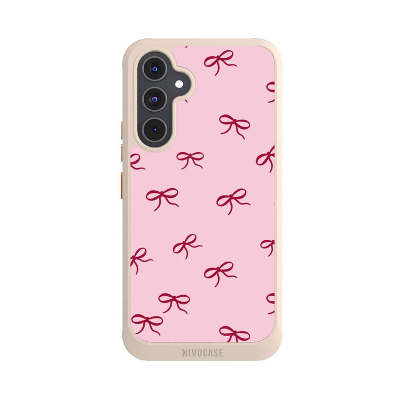 Galaxy A54 5G NIVOcore Bows Red Pink Pattern