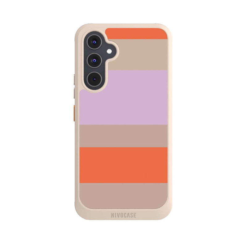 Galaxy A54 5G NIVOcore Moca Lila Orange Stripes