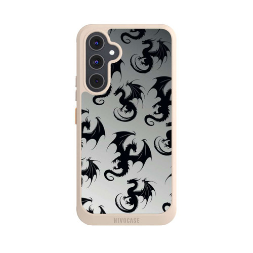 Samsung Galaxy A54 5G NIVOcore Dragon Pattern Grey