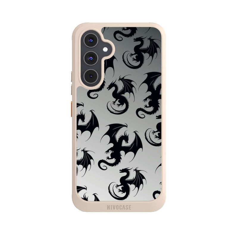 Galaxy A54 5G NIVOcore Dragon Pattern Grey