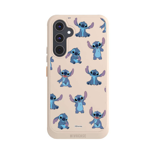 Samsung Galaxy A54 5G NIVOcore Stitch Faces Pattern Transparent